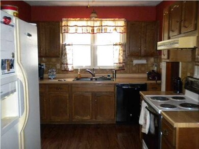 Kitchen where all appliances stay