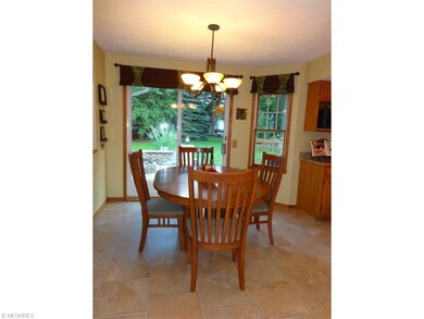 Enjoy dining in the kitchen eating area with Mothe