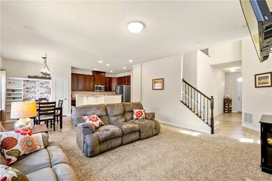 The open floor plan will be great for entertaining