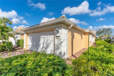 View of home's exterior with a garage