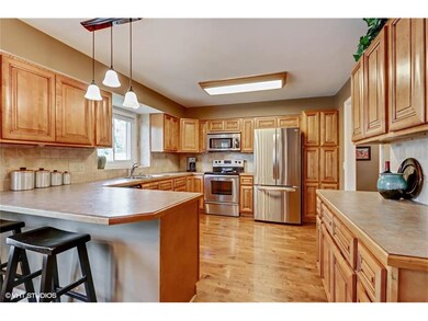 Miles of countertop, abundant cabinetry, corner pa
