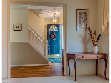 Gracious foyer welcomes you...