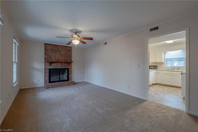 Cozy Living Room with wood burning Fireplace!!