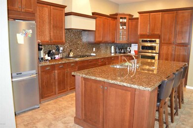 Large kitchen island