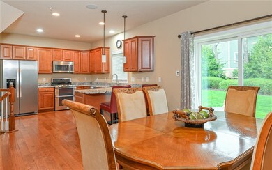 Looking into the kitchen