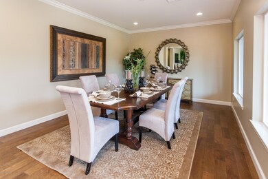 Formal dining w/ crown molding