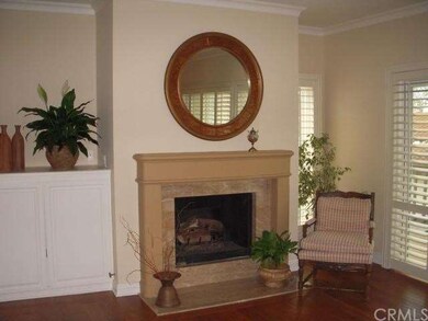Marble faced gas fireplace