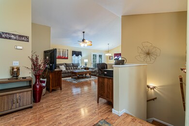 Entry looking to living room