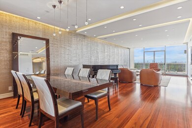 Open floor plan with dining and living areas. Incl