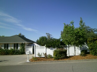 Right side of front of house