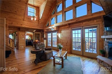 Light and Bright Great Room With French Doors to Deck