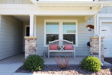 Covered front porch