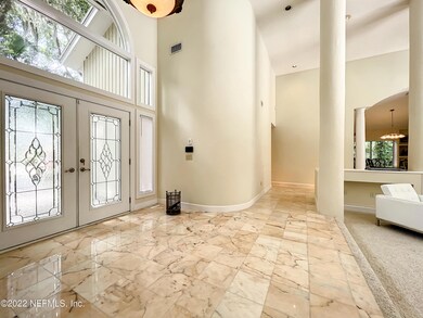 Tuscany Cream Marble Foyer and Hallway
