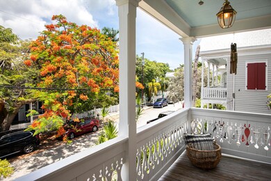 Front Balcony & Royal Poinciana