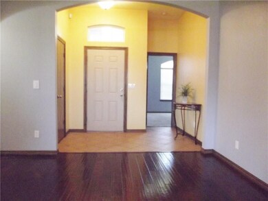 Spacious entry with coat closet