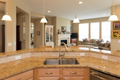View from Kitchen to Great Room