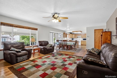 Family room/great room to eat-in-kitchen