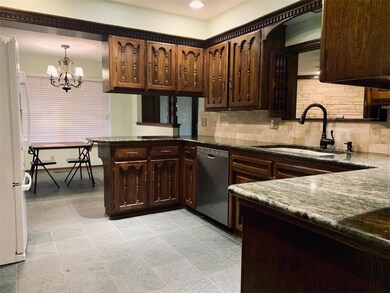 New granite, sink, faucet, dishwasher.  Updated do