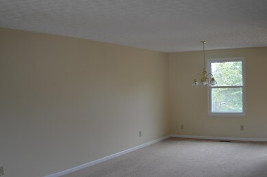 Great room into dining room