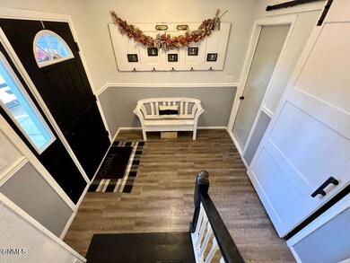 Large foyer with closet