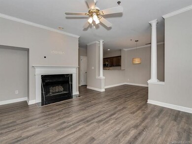 LIVING AREA WITH GAS FIREPLACE