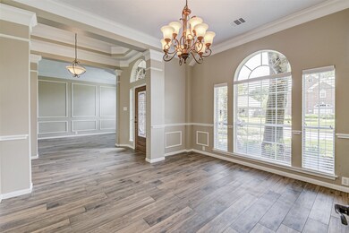 Another view of the from the dining room looking across to the formal living room or home office.