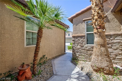 View of property exterior featuring stucco siding