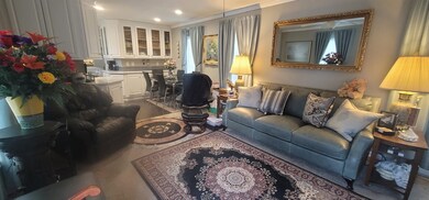 View from the kitchen to the living room/front doo