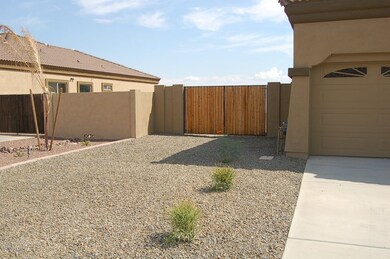 new front side yard to east