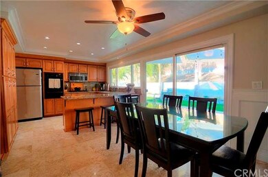 Dining room and kitchen