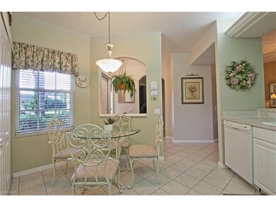 Dining Area In Kitchen With Bright View of Front