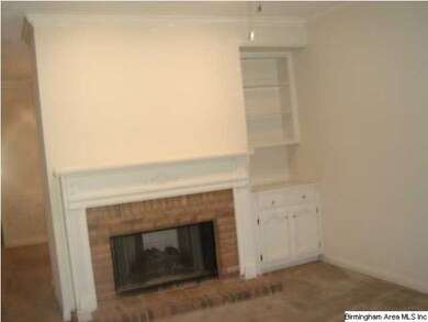Beautiful fireplace in the living room