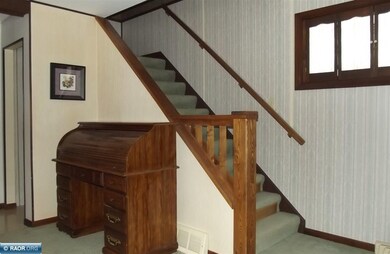Carpeted to match living room.