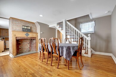 Fireplace and Dining