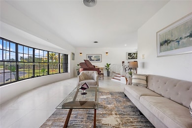 Formal living room with garden view