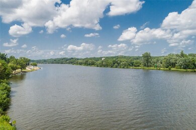 Upstream view from 1st floor.