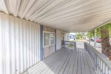 View of wooden porch