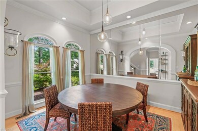 Lovely views while dining in the formal dining room.