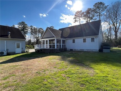 Back of house and garage