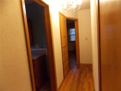 Hallway to bathroom and bedrooms.