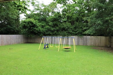 Great Fenced in Back Yard/Swing Stays