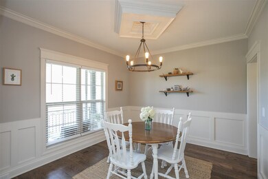 To your left is a beautiful formal dining room!