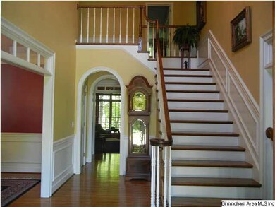 Two story open foyer