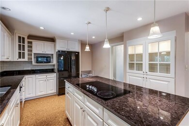 Kitchen granite counter tops, cook top island & co