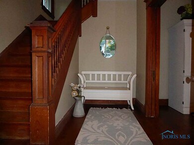 Foyer. foyer w/pocket doors to living room
