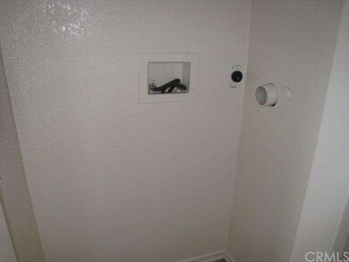 Washer Dryer Hookup inside the unit