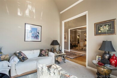 Beamed ceiling and crown molding