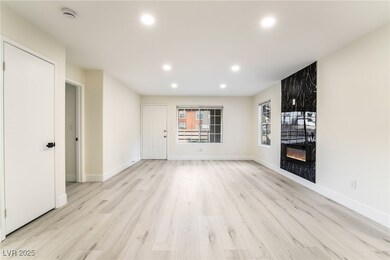 Unfurnished living room featuring recessed lightin