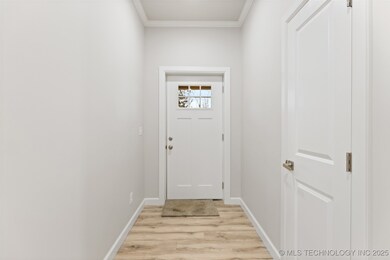 Interior front door, entryway