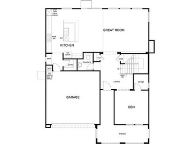 1st floor plan does have main floor bedroom and full bath (instead of den)